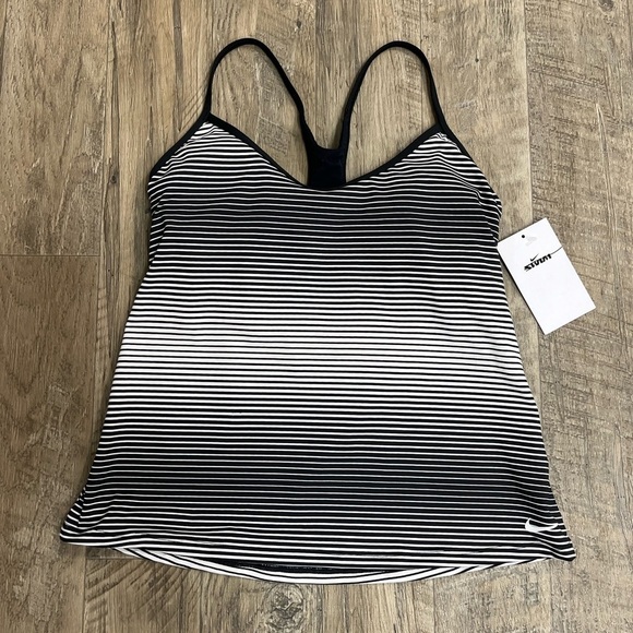 Nike Stripe Racerback Tankini - Picture 3 of 10